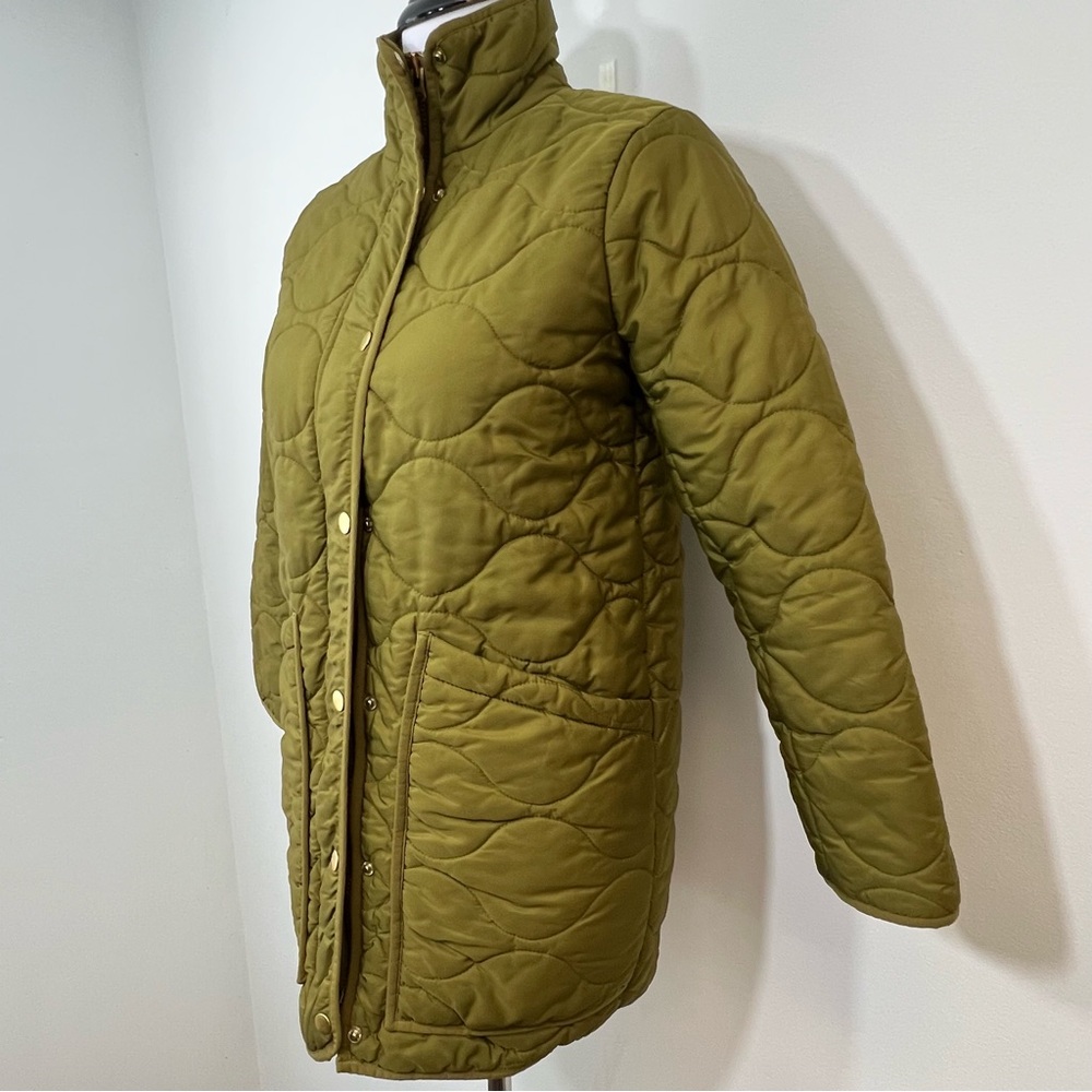 J. Crew Quilted Cocoon Signature Puffer Coat - image 3